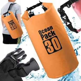 Korbi WOREK WODOODPORNY WODOSZCZELNY KAJAK TORBA PLECAK TURYSTYCZNY 30L POM - Plecaki worki - miniaturka - grafika 1