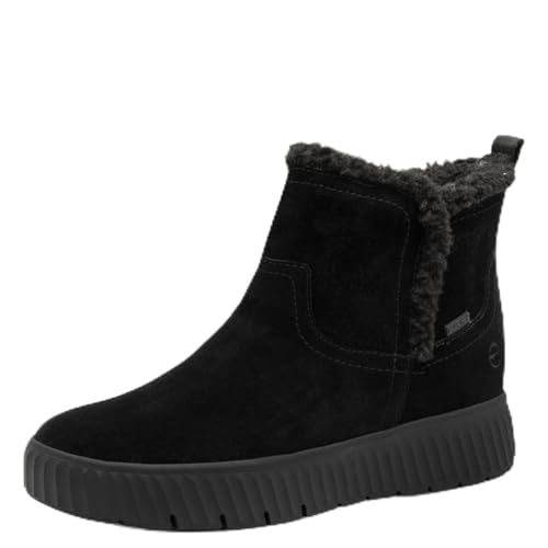 TAMARIS Damskie Comfort WL Boot Duo-tex śniegowce, czarne, rozmiar 37 EU, czarny, 37 EU