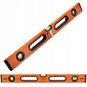 Poziomice, łaty, miary - Polax Poziomnica aluminiowa 3 libelki 600mm - miniaturka - grafika 1