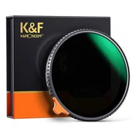 Filtry fotograficzne - KF Concept Filtr szary regulowany K&F Concept (ND2-ND400) Nano 67mm KF01.1616 - miniaturka - grafika 1