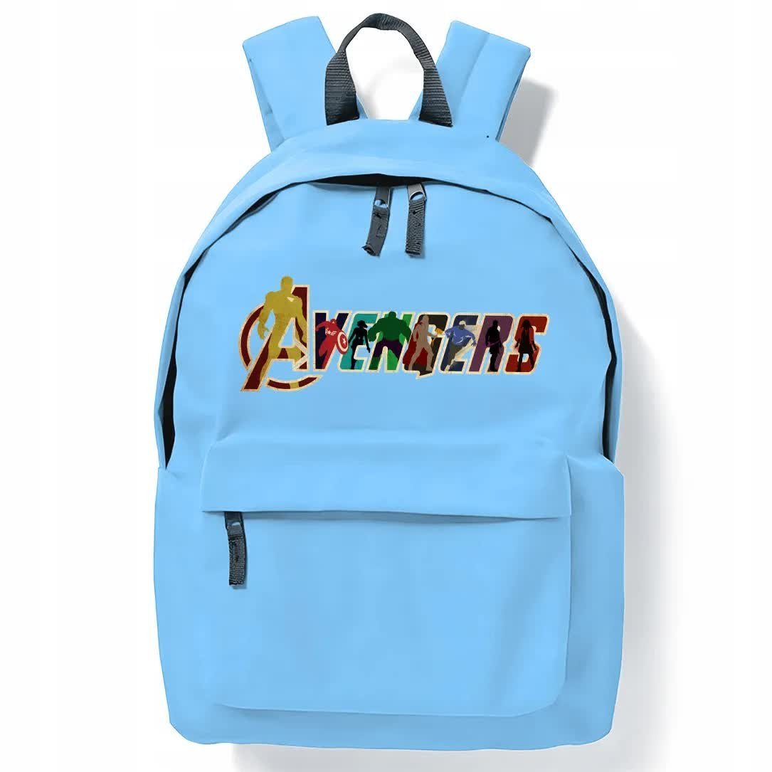 Plecak Szkolny Błękity MARVEL Superbohaterowie Młodzieżowe Wzory