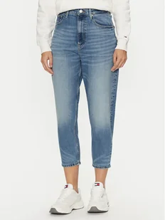 Tommy Jeans Jeansy DW0DW19768 Niebieski Mom Fit - Spodnie damskie - miniaturka - grafika 1