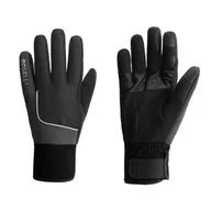 Rękawiczki rowerowe - Rękawiczki sportowe unisex Rogelli Essentail Hi Vis wodoodporne - miniaturka - grafika 1