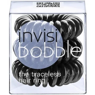 Invisibobble, gumki do włosów True Black, 3 szt. - Ozdoby do włosów - miniaturka - grafika 1