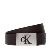Paski - Pasek Calvin Klein Ssnl Mono Plaque 35Mm Fixed LV04D7086G Brązowy - miniaturka - grafika 1