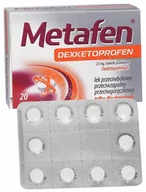 Przeziębienie i grypa - POLPHARMA Metafen Dexketoprofen 25 mg x 20 tabl - miniaturka - grafika 1