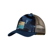 Czapki dla dzieci - Czapka dziecięca z daszkiem Buff Trucker Cap Youth sings night blue - ONE SIZE - miniaturka - grafika 1