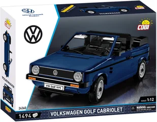 Cobi Volkswagen, Samochód, Golf Cabriolet 1494 Kl., Cobi-24360 - Klocki - miniaturka - grafika 1