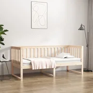 Łóżka - Lumarko Łóżko dzienne, 75x190 cm, lite drewno sosnowe - miniaturka - grafika 1