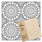 Szablony malarskie - Nakleo szablon malarski // płytki - kafelki // CABRELA - 30x30cm - miniaturka - grafika 1