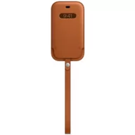 Etui i futerały do telefonów - Etui APPLE Leather Case MagSafe do iPhone 12 Mini Naturalny brąz - miniaturka - grafika 1