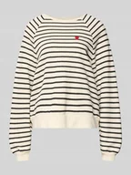 Bluzy damskie - Bluza o kroju oversized z mieszanki bawełny model ‘GRETA’ - miniaturka - grafika 1