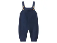 Spodenki dla niemowląt - Lupilu Ogrodniczki niemowlęce z biobawełny Granatowy 50/56 - miniaturka - grafika 1