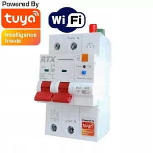 Bezpiecznik 2x 63A WiFi Tuya # Pomiar Energii - Akcesoria do monitoringu - miniaturka - grafika 1