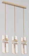 Lampy sufitowe - Alfa Kapris lampa wisząca 3-punktowa złota 61016 - miniaturka - grafika 1
