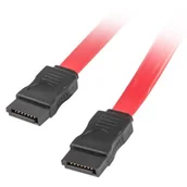 Kable komputerowe i do monitorów - LANBERG LANBERG Kabel SATA DATA III 0.5M (CA-SASA-10CU-0050-R) - miniaturka - grafika 1