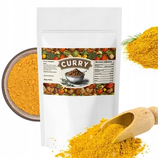 Curry w Proszku Aromatyczne Naturalne do Dań Mięsnych, Zup, Sosów 50g - Przyprawy i zioła sypkie - miniaturka - grafika 1