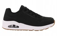 Buty sportowe damskie - Buty młodzieżowe Skechers Uno-stand 403674L-BLK - miniaturka - grafika 1