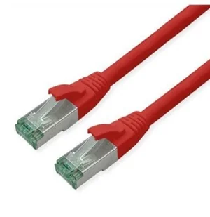 ROLINE RM S/FTP PiMF Patch Cord Cat.6A, czerwony, 3 m - Patchcordy - miniaturka - grafika 1