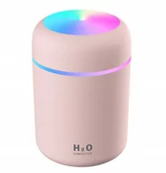 Gadżety dla graczy - Nawilżacz Powietrza na USB 300ml - DYFUZOR LED - różowy - miniaturka - grafika 1