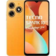 Telefony komórkowe - TECNO Spark 10 4/128GB 6.6" 90Hz Pomarańczowy TECNO KI5Q - miniaturka - grafika 1