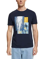 Koszulki męskie - ESPRIT T-shirt męski, 400/granatowy., M - miniaturka - grafika 1