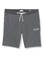 Spodenki damskie - JACK & JONES JEANS INTELLIGENCE Męskie szorty Jjitons Sweat GMS Ps, czarny, 40 PL - miniaturka - grafika 1