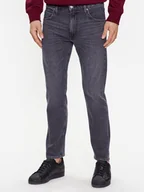 Spodnie męskie - Lee Jeansy Rider L701IBB81 112328478 Czarny Slim Fit - miniaturka - grafika 1