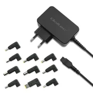 Ładowarki do telefonów - Qoltec ZASILACZ SIECIOWY 65W | 5-20.3V | 2-3.25A | USB TYP C | PD - miniaturka - grafika 1