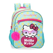 Plecaki - Hello Kitty Pretty Glasses Plecak, zielony, 27x33x11 cms, Plecak dzienny - miniaturka - grafika 1