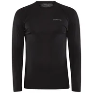 Koszulki sportowe męskie - Męska koszulka Craft ADV Wool Merino RN LS Rozmiar: L / Kolor: czarny - miniaturka - grafika 1