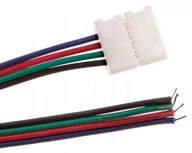 Pozostałe oświetlenie - GTV Złączka z przewodem 2m 4-żyłowy do taśmy LED RGB XC11 LD-ZTLRGB2M-4N 2709 LD-ZTLRGB2M-4N - miniaturka - grafika 1