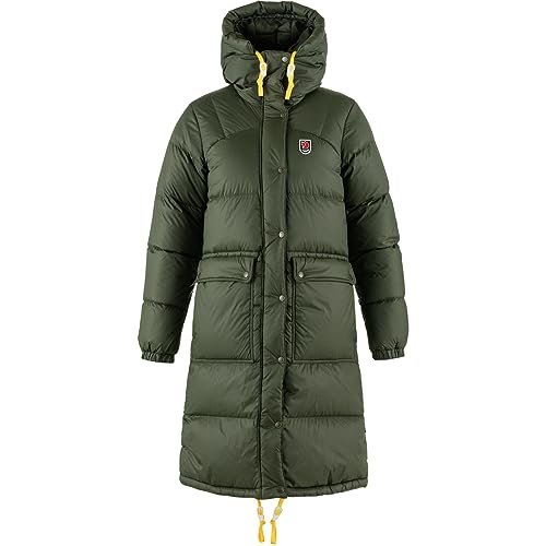 Fjallraven 86126-662 Expedition Long Down Parka W kurtka damska, Deep Forest, rozmiar XS