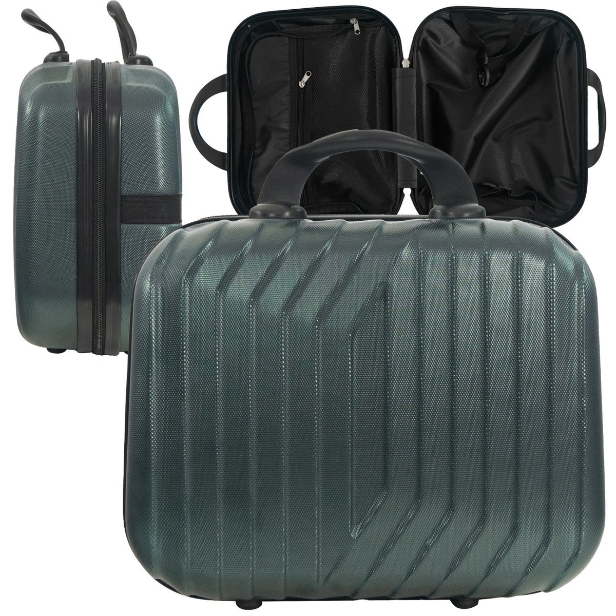 KOSMETYCZKA KUFEREK PODRÓŻNY ABS 11 L na Walizkę Kosmetyki Bagaż Podręczny