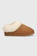 Buty dla dziewczynek - UGG kapcie zamszowe TAZZLITA kolor beżowy - Ugg - miniaturka - grafika 1