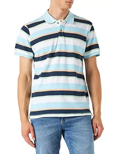 Koszulki męskie - Blend męska koszulka polo, 144810/Canal Blue, XXL - grafika 1