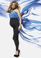 Legginsy - Legginsy ciążowe letnie ANABEL, Bas Bleu - miniaturka - grafika 1