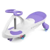 Chodziki - Milly Mally Jeździk Grawitacyjny Gravity White Purple - miniaturka - grafika 1