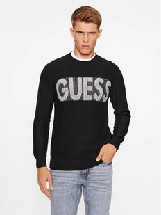 Guess Sweter M3BR50 Z38V2 Czarny Regular Fit - Swetry męskie - miniaturka - grafika 1