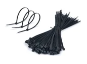 Inne mocowania - Opaska kablowa zaciskowa 4.6x250mm - Czarna - 100szt - miniaturka - grafika 1