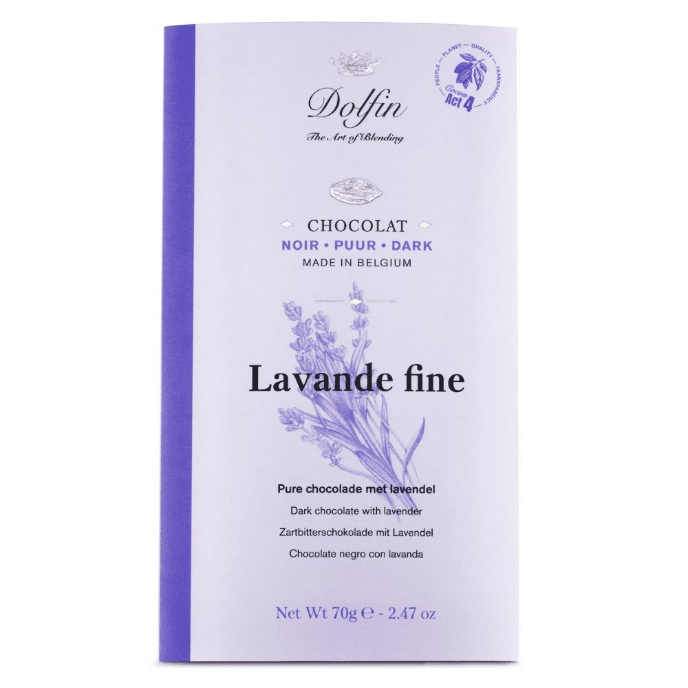 Dolfin czekolada ciemna z lawendą 70g