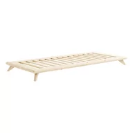 Łóżka - Jednoosobowe łóżko z litego drewna sosnowego Karup Design Senza, 90x200 cm - miniaturka - grafika 1