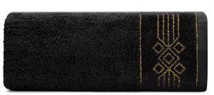 Ręcznik 70 x 140 Kąpielowy Bawełna Kamela 07 Czarn - Ręczniki - miniaturka - grafika 1