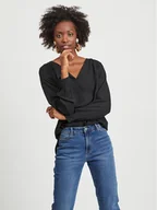 Koszule damskie - Vila Koszula Lucy 14044253 Czarny Relaxed Fit - miniaturka - grafika 1