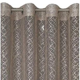 Eurofirany FIR/Amanda amande do firanek/beż zasłona ze szlufkami, poliester, beżowy, 0.02 x 140 x 250 cm FIR/AMANDA/BEŻ - Zasłony - miniaturka - grafika 1