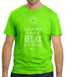 Koszulki męskie - Cressi Beach T-Shirt, zielony, m XVA946303 - grafika 1