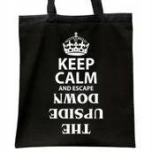 Torby i wózki na zakupy - Torba bawełniana czarna Stranger Things Eleven Hawkins Dla Fanów Serialu - miniaturka - grafika 1