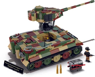 Cobi Historical Collection Wwii, Czołg Pzkpfw Vi Tiger I Ausf.E Ex. 1196 Kl., Cobi-2587 - Klocki - miniaturka - grafika 1