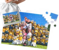 Puzzle - PUZZLE - MINIONKI WZORY Z BAJEK I GIER PREZENT NA ŚWIĘTA 192el WORECZEK - miniaturka - grafika 1