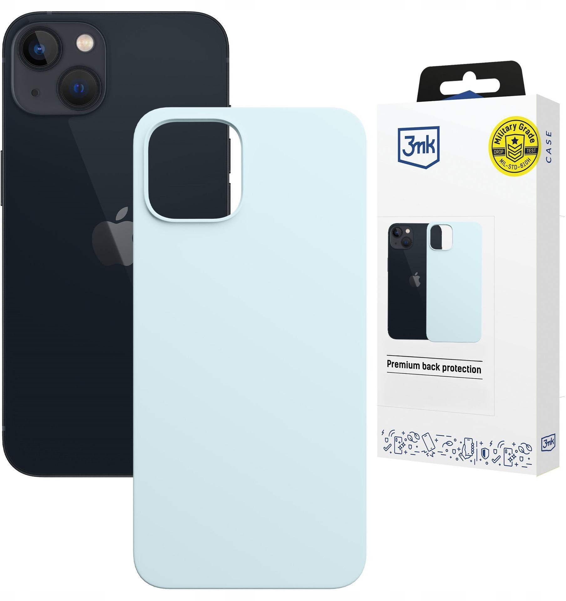 3MK Apple iPhone 15 - 3mk Hardy Mellow MagCase Blue